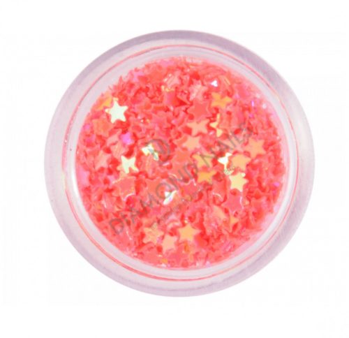 Estrellas plásticas - coral