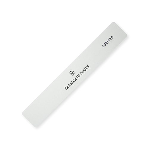 Lima rectangular profesional grano 100/180 para dar forma y alisar uñas acrílicas y gel con precisión