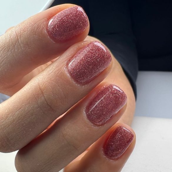 Gel Esmalte 102 - Doradorosa Brillante