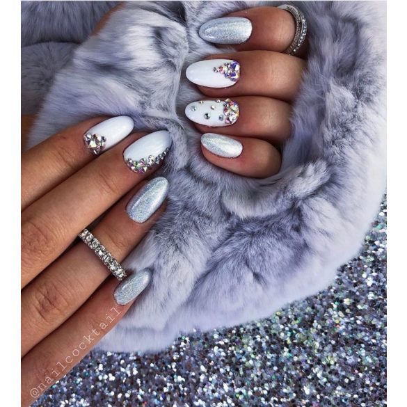 Gel Esmalte 105 - Plateado Brillante
