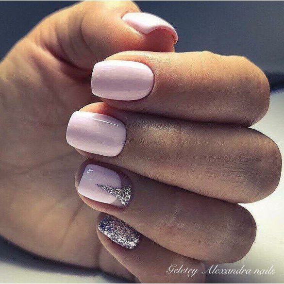 Gel Esmalte 105 - Plateado Brillante