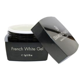 Gel francés blanco para construcción de uñas con acabado intenso y línea francesa perfecta 5g