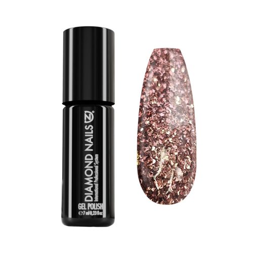 Gel Esmalte - DN060 - Rose Gold (Big Glitters) 7ml