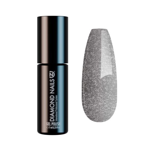 Diamond Nails Gel Esmalte DN070 - Plata Metalizada 7ml Plata Metálica