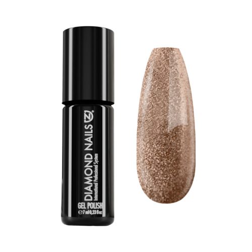 Diamond Nails Gel Esmalte DN074 - Rosa oro  Metalizado 7ml Rosa Dorado