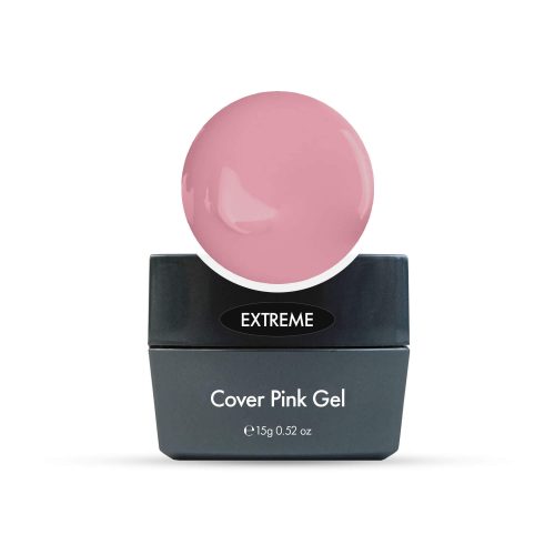 Gel constructor Extreme Cover rosa para uñas fuertes con cobertura uniforme y acabado natural