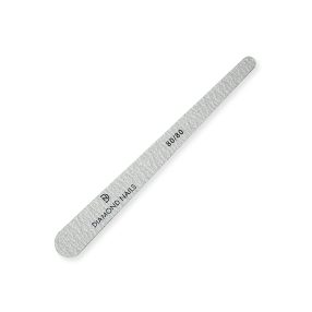 Lima en forma de gota gris grano 80/80 ultra grueso para desbaste rápido y eliminación eficaz de gel y acrílico