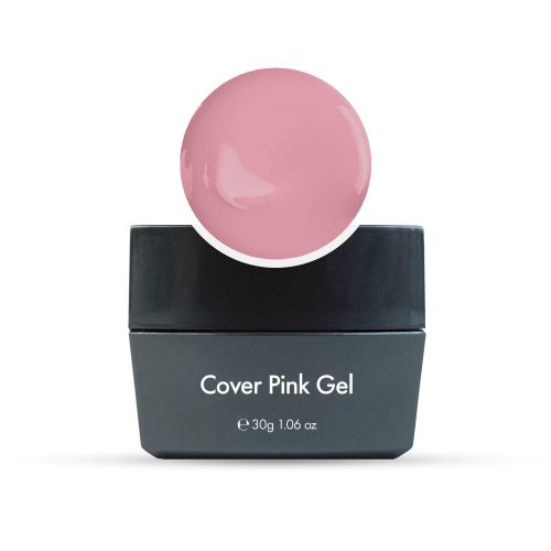 Gel Cover rosa para construcción de uñas resistentes con acabado natural y cobertura uniforme 30g