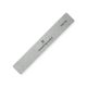 Lima rectangular gris grano 100/100 para limado fuerte y controlado en uñas de gel y acrílico con alta precisión