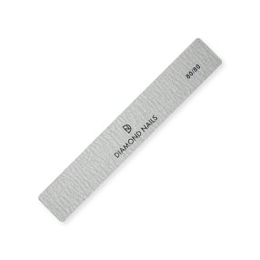 Lima rectangular gris grano 80/80 ultra grueso para desbaste rápido y eliminación eficaz de gel y acrílico