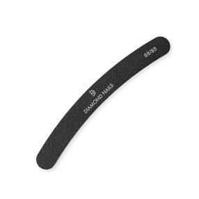 Lima banana negra grano 80/80 ultra grueso para desbaste rápido y eliminación eficaz de gel y acrílico con control