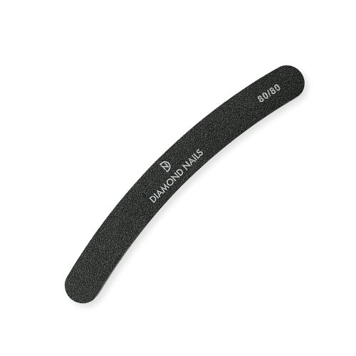 Lima banana negra grano 80/80 ultra grueso para desbaste rápido y eliminación eficaz de gel y acrílico con control