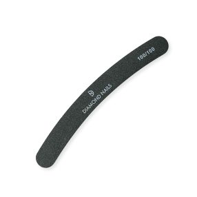 Lima banana negra grano 100/100 para limado fuerte y controlado en uñas de gel y acrílico con alta precisión