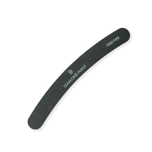 Lima banana negra grano 100/100 para limado fuerte y controlado en uñas de gel y acrílico con alta precisión