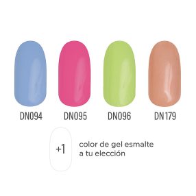 Diamond Nails Gel Esmalte – Summer Colors II. Set 4+1 pcs (Colores de Verano II.)