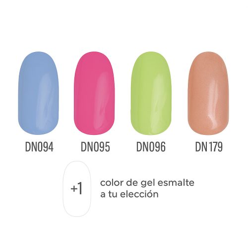 Diamond Nails Gel Esmalte – Summer Colors II. Set 4+1 pcs (Colores de Verano II.)