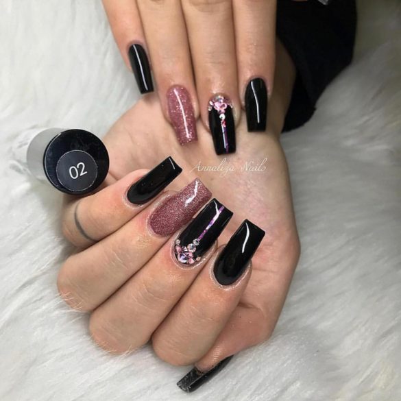 ESMALTE ONE STEP OS002 Negro