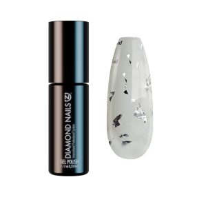 Diamond Nails Gel Esmalte Semipermanente – Virutas de Plata – DN111 – 7ml – HEMA Free
