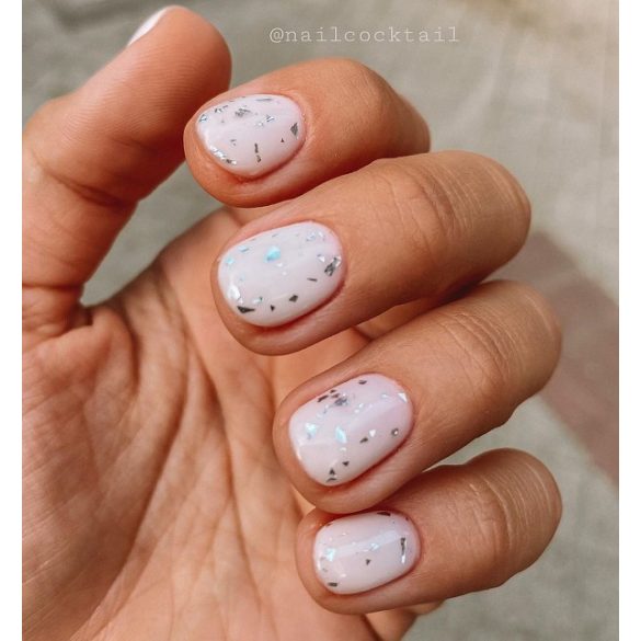 Gel Esmalte Permanente 4 ml - DN111 - Virutas De Plata