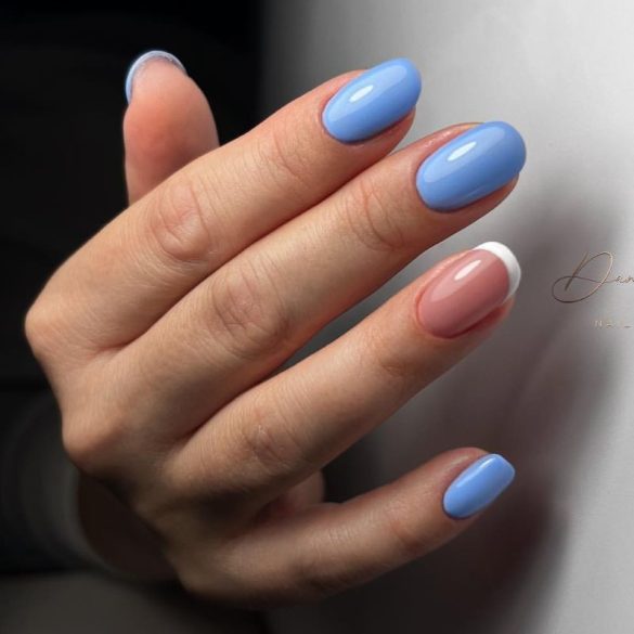 Gel esmalte 129 - Azul Cristal
