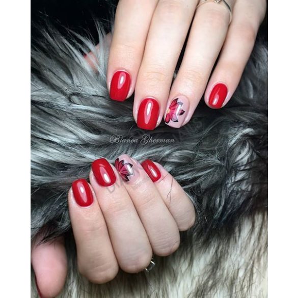 Gel esmalte 132 - Rojo Oscuro