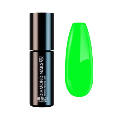 Diamond Nails Gel Esmalte Semipermanente – Verde Fluor Intenso – DN153 – 7ml – HEMA Free