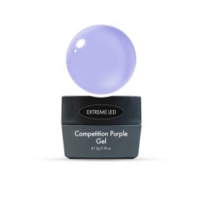 Gel Extreme LED competición púrpura para uñas resistentes con curado rápido y acabado profesional