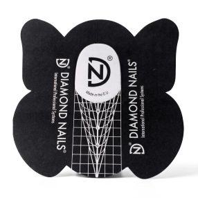 Diamond Nails Formas para Uñas DN BlackWhite – STILETTO (330 unidades)