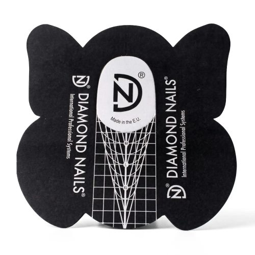 Diamond Nails Formas para Uñas DN BlackWhite – STILETTO (330 unidades)