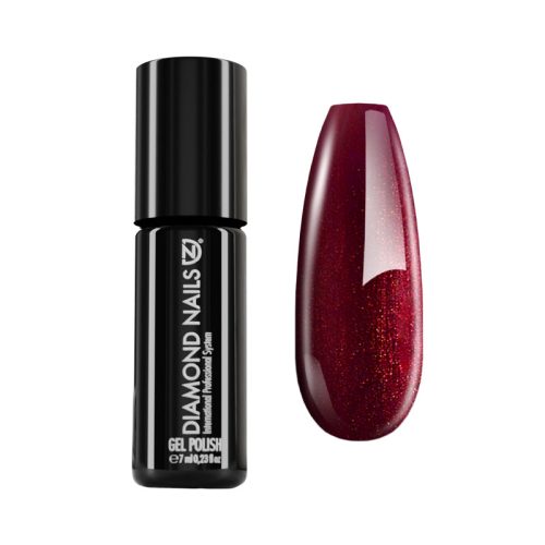 Diamond Nails Gel Esmalte DN168 - Rojo Vino Metálico 7ml Vino Metálico Intenso