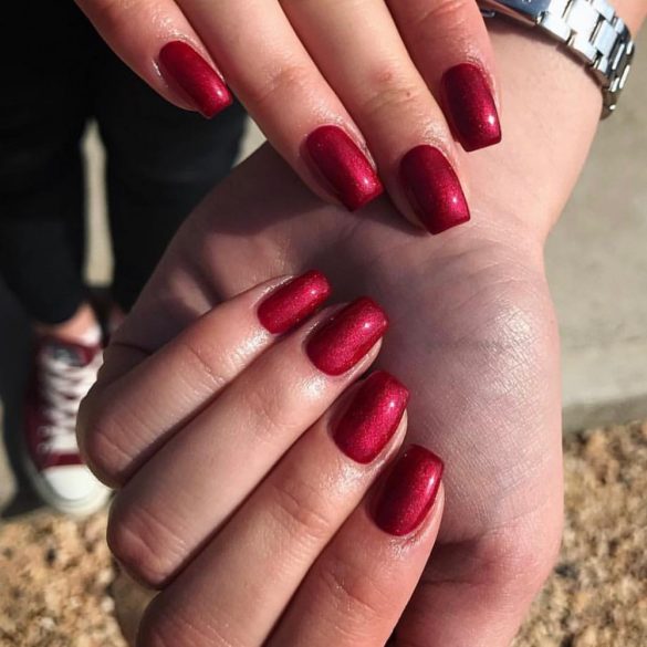 Gel Esmalte 168 - Rojo Vino Metálico 