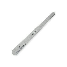 Lima en forma de gota gris grano 100/180 para dar forma precisa y suavizar uñas de gel y acrílico con acabado uniforme