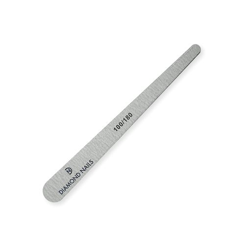 Lima en forma de gota gris grano 100/180 para dar forma precisa y suavizar uñas de gel y acrílico con acabado uniforme