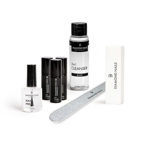 Kit de gel esmalte sin lámpara para manicura profesional con acabado duradero y brillante