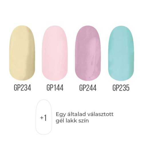 Gel Esmalte - Spring Colors I. Set 4+1 pcs