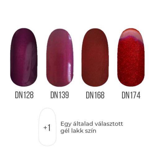 Gel Esmalte - Winter Colors Set 4+1 pcs