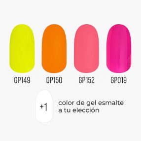 Set Gel Esmalte Summer Colors I con colores de verano vibrantes para uñas modernas