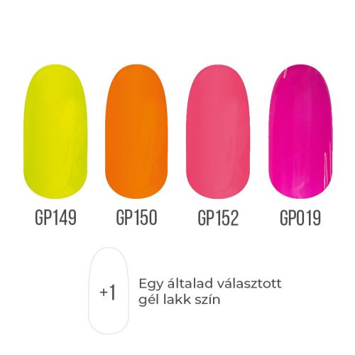 Gel Esmalte - Summer Colors Set 4+1 pcs