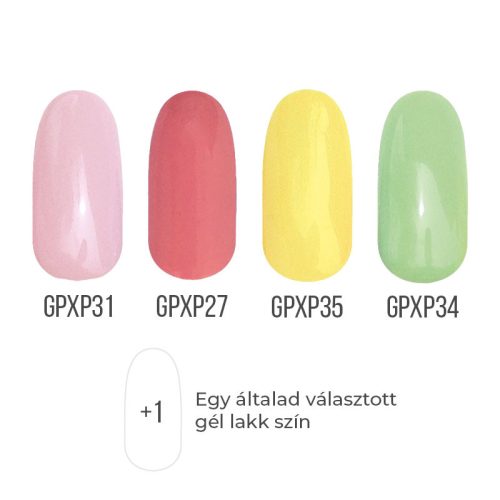 Gel Esmalte - Spring Colors II. Set 4+1 pcs