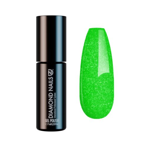 Diamond Nails Gel Esmalte Semipermanente – Amarillo Fluor Brillante – DN189 – 7ml – HEMA Free
