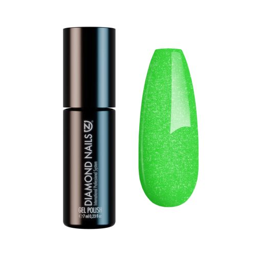 Diamond Nails Gel Esmalte Semipermanente – Verde Fluor Intenso – DN194 – 7ml – HEMA Free