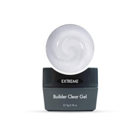 Gel constructor Extreme Builder clear para uñas resistentes con acabado transparente y uniforme