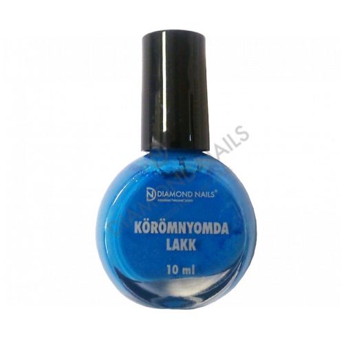 Esmalte estampado azul