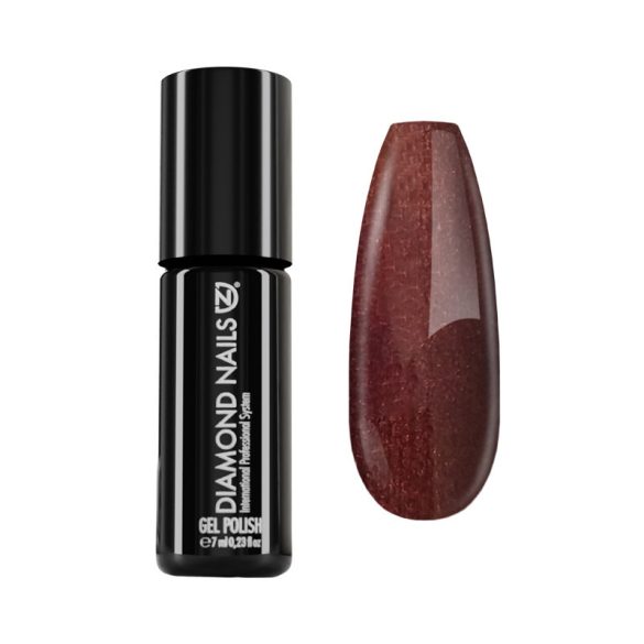 Gel esmalte 206 - Marrón Chocolate (perla)