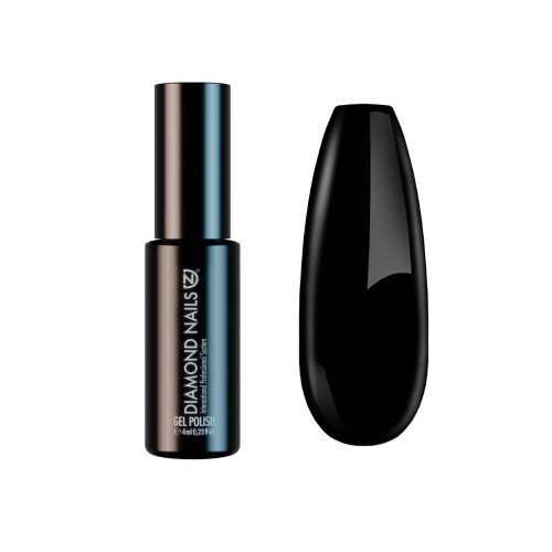 Diamond Nails Gel Esmalte Semipermanente – Negro Clásico – DN004 – 4ml – HEMA Free