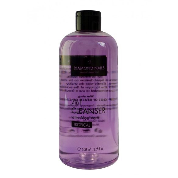 Fijador de Gel y Limpiador de pinceles con ale vera, tropical (500 ml)