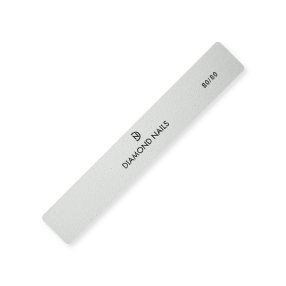 Lima rectangular blanca grano 80/80 ultra grueso para desbaste rápido y eliminación eficaz de gel y acrílico