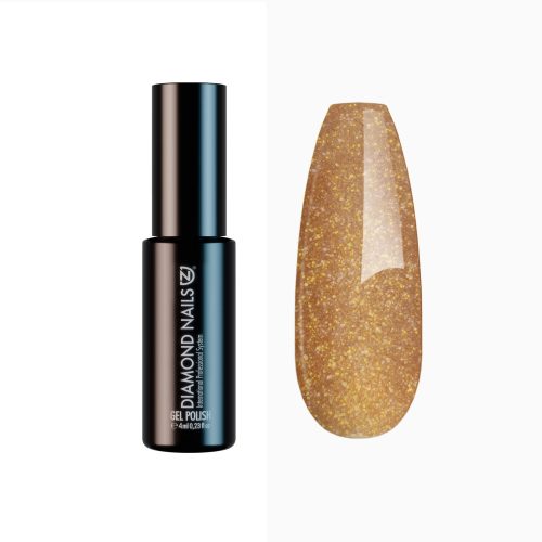 Diamond Nails Gel Esmalte Semipermanente – Oro Claro Brillante – DN071 – 4ml – HEMA Free