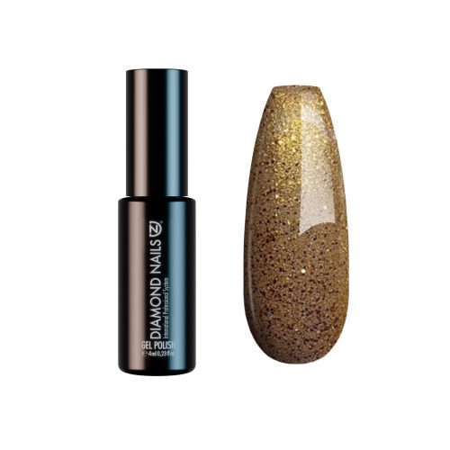 Diamond Nails Gel Esmalte Semipermanente – Oro Cálido – DN118 – 4ml – HEMA Free