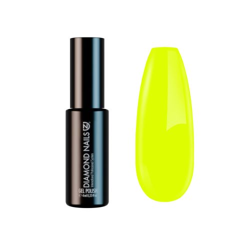 Diamond Nails Gel Esmalte Semipermanente – Amarillo Fluor Intenso – DN149 – 4ml – HEMA Free